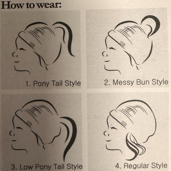 C.C Kids Girly Girl Messy Bun Beanie in Taupe - Picture 3 of 4